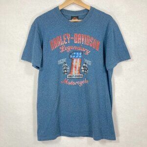 Harley Davidson Mens Short Sleeve T-Shirt Hog Biker Hells Angels Cruiser M